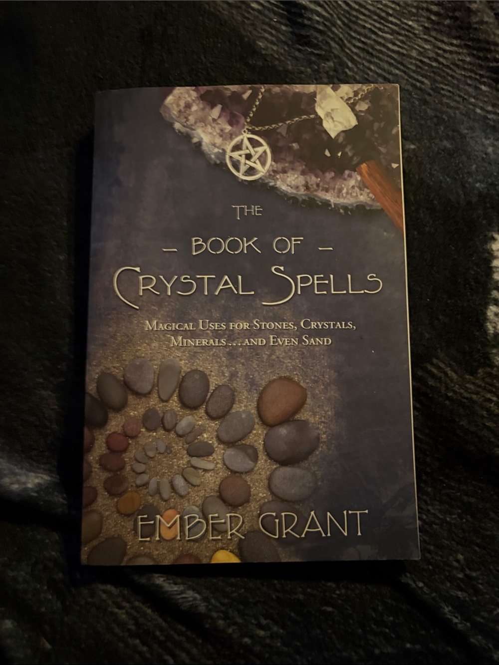 The Book of Crystal Spells By Ember Grant- Purple Cover